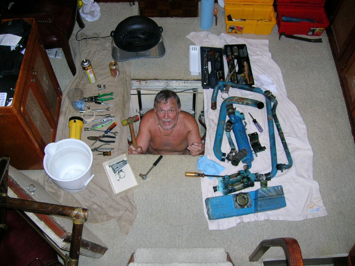 Fun in the engine room